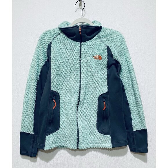 The North Face Jackets & Blazers - The North Face Jacket Womens Large Aqua Blue High Loft Full Zip Outdoor Hiking